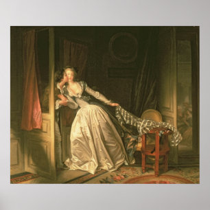 De Stolen Kiss, c.1788 Poster