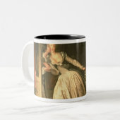 De Stolen Kiss, c.1788 Tweekleurige Koffiemok (Voorkant links)