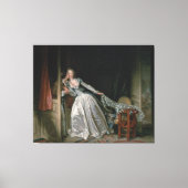 De Stolen Kiss Canvas Afdruk (Voorkant)