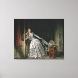 De Stolen Kiss Canvas Afdruk