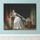 De Stolen Kiss Canvas Afdruk (Insitu (Houten vloer))