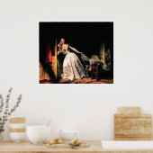 De Stolen Kiss-printer van Jean-Honore Fragonard Poster (Keuken)