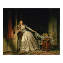 De Stolen Kiss van Fragonard, groot