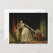 De Stolen Kiss van Jean-Honore Fragonard Briefkaart (Voorkant / Achterkant)