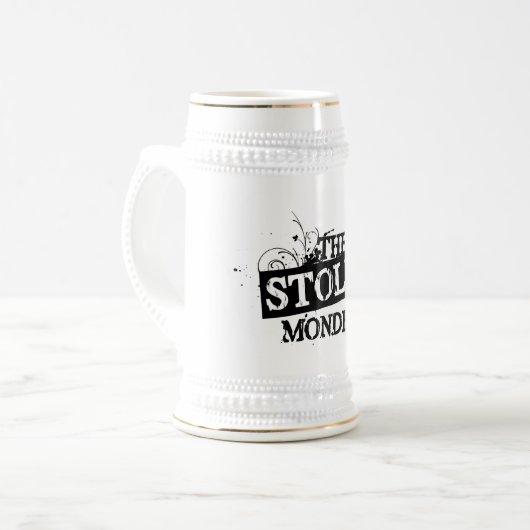 De Stolen Mondeos Stein Bierpul (Voorkant links)