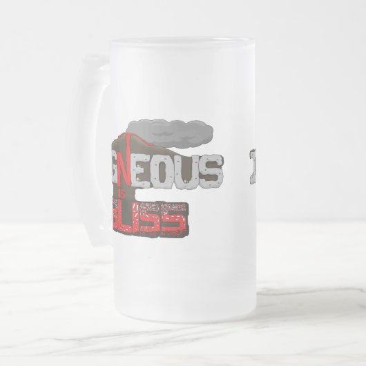 De stollingsgesteente is Bliss Volcano Mok (Voorkant links)