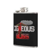 De stollingsgesteente is de vulkaan Bliss Heupfles (Links)