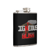 De stollingsgesteente is de vulkaan Bliss Heupfles (Rechts)