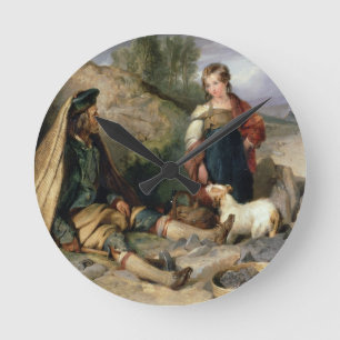 De Stone Breaker en zijn dochter, 1830 Ronde Klok