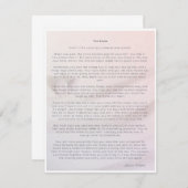 De Stone full-size kaart voor verdriet of verlies (Voorkant / Achterkant)