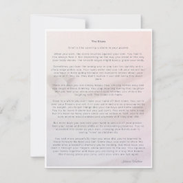 De Stone full-size kaart voor verdriet of verlies