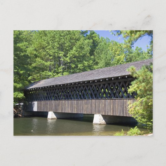 De Stone Mountain overdekte brug bij Stone Briefkaart (Voorkant)