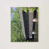 De Stone Mountain Overdekte Brug bij Stone Legpuzzel (Verticaal)