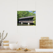 De Stone Mountain overdekte brug bij Stone Poster (Keuken)