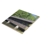 De Stone Mountain Overdekte Brug bij Stone Tegeltje (Zijkant)