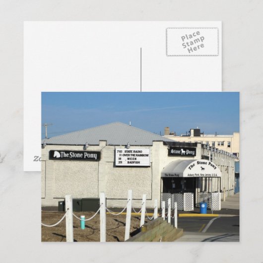De Stone Pony, Asbury Park, NJ Briefkaart (Voorkant / Achterkant)