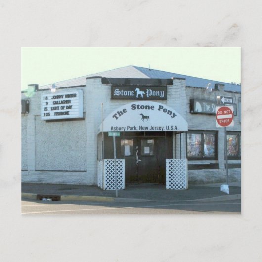 De Stone Pony in Asbury Park, NJ Briefkaart (Voorkant)