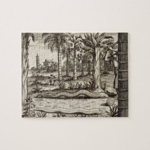 De Stone Snake uit 'China geïllustreerd' door Atha Legpuzzel