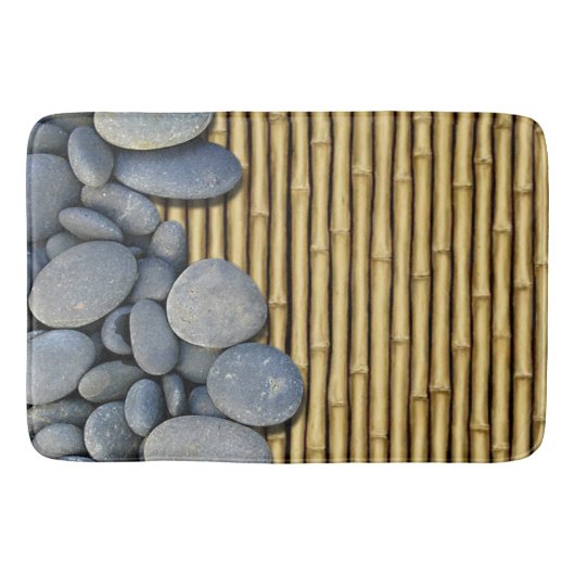 De Stones en Bamboo Badmat (Voorkant)