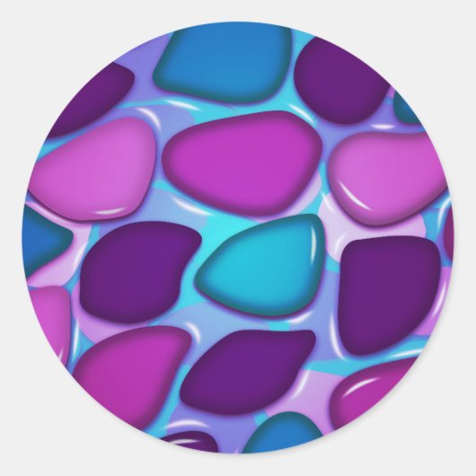 De Stones Ronde Sticker (Voorkant)