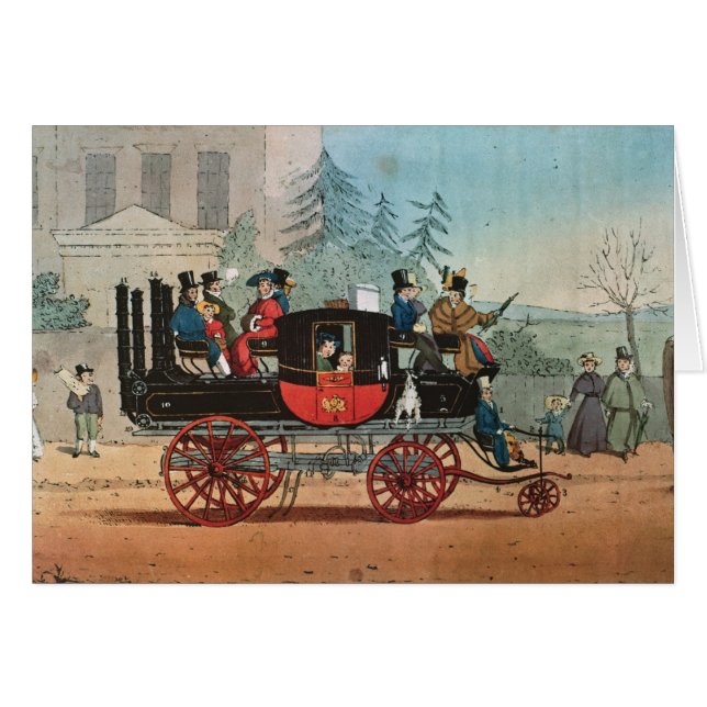 De stoomcoach (Voorkant Horizontaal)