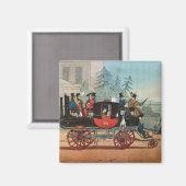 De stoomcoach magneet (Voorkant / Achterkant)