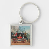 De stoomcoach sleutelhanger (Voorkant)