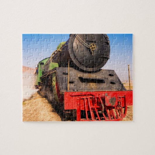De stoomlocomotief legpuzzel (Horizontaal)