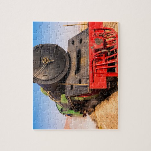 De stoomlocomotief legpuzzel (Verticaal)