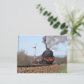 De stoomtrein Groot-Brittannië III Briefkaart (Staand voorkant)