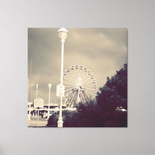 De Storm! Canvas Afdruk (Voorkant)