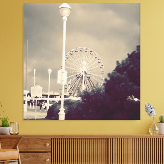 De Storm! Canvas Afdruk (Insitu (Woonkamer))
