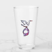 De storm draagt een Baby Glas (Voorkant)