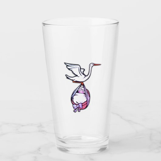 De storm draagt een Baby Glas (Voorkant)