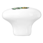 De storm draagt een Baby Keramische Knop (Zijkant)