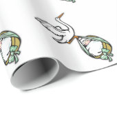 De storm draagt een Baby shower Cadeaupapier (Rol Hoek)