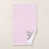 De storm draagt een babymeisje bad handdoek (Handdoek)