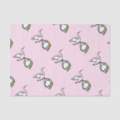 De storm draagt een babymeisje tissuepapier (Voorkant)