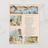 De storm en de Fox van de Stallen Briefkaart (Voorkant)