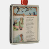 De storm en de Fox van de Stallen Metalen Ornament (Rechts)