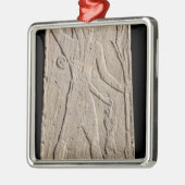 De storm-god Baal met een schroefdop Metalen Ornament (Links)