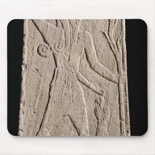 De storm-god Baal met een schroefdop Muismat (Voorkant)