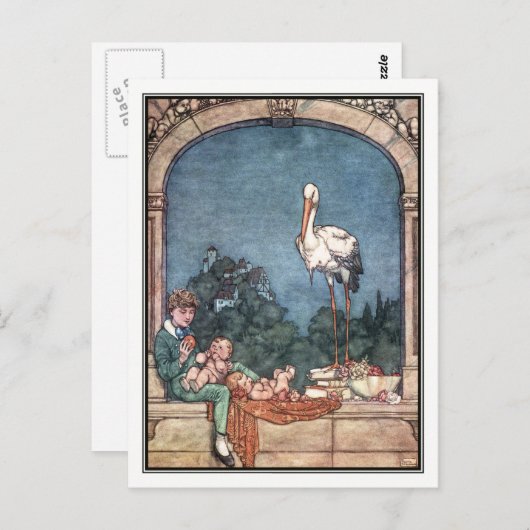 De storm van William Heath Robinson Briefkaart (Voorkant / Achterkant)