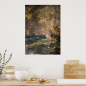 De Stormkust van de Voorouders Muurkunst Poster (Keuken)