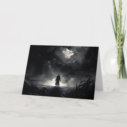 De Stormwalker Halloween Feestdagen Kaart (Voorkant)