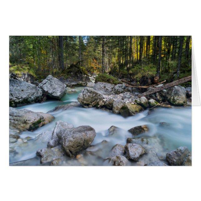 De stortbeek Ramsauer Ache (Voorkant Horizontaal)