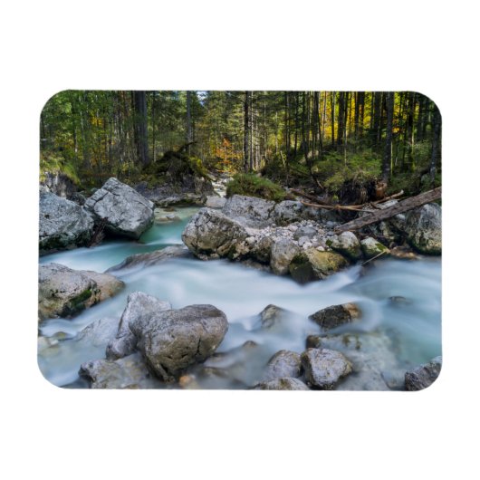 De stortbeek Ramsauer Ache Magneet (Horizontaal)