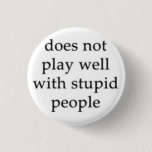 De stoute mensen vertegenwoordigen Button! Ronde Button 3,2 Cm