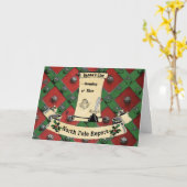 De stoute of brave lijst van de Kerstman Kaart (Gele Bloem)