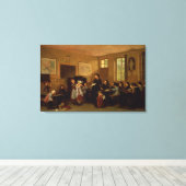 De stoute schoolkinderen canvas afdruk (Insitu (Houten vloer))